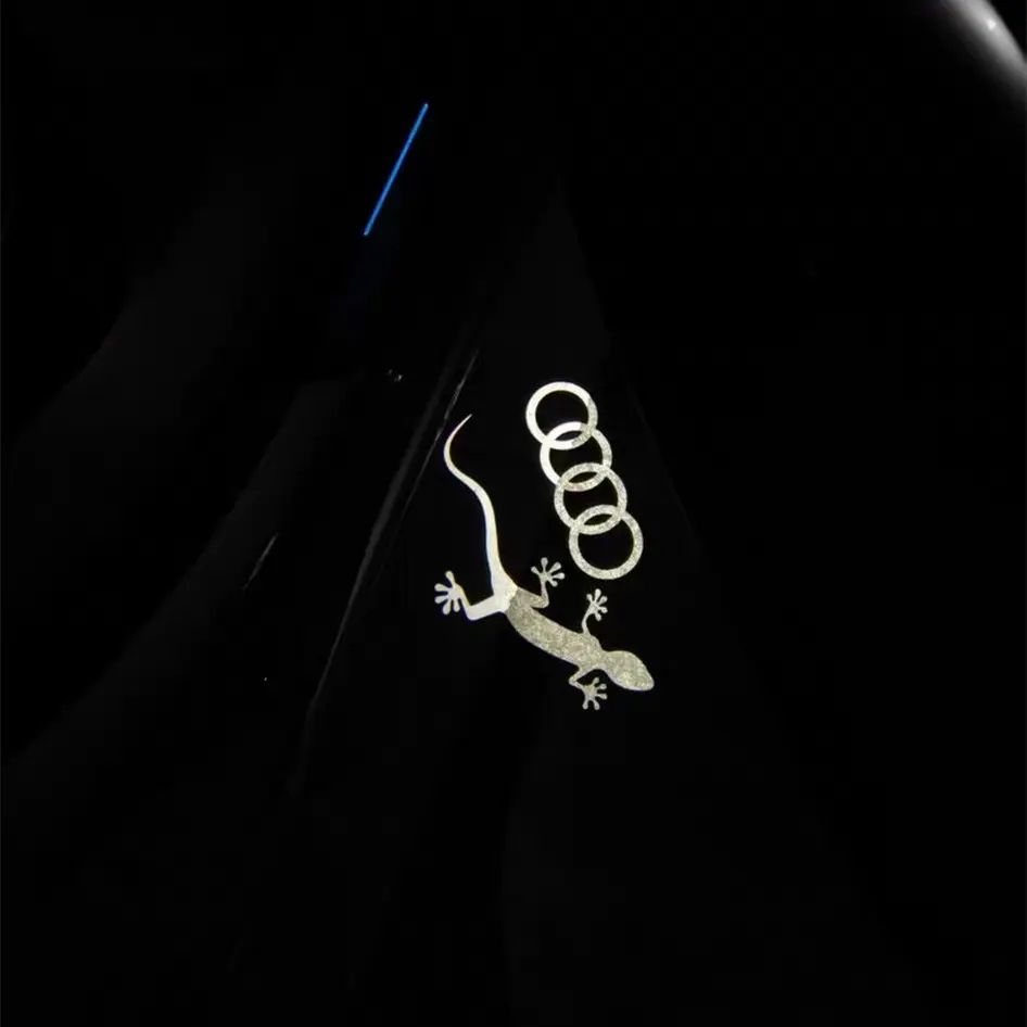 audi gecko puddle lights Quartz Glass lens Audi Gecko puddle lights