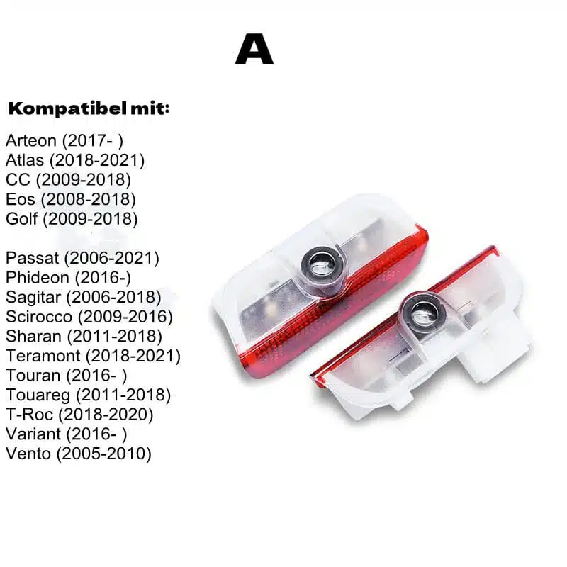 VW R Logo Puddle Lights VW Puddle Lights