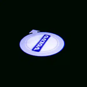 volvo logo door light