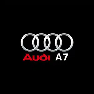 LED Audi A7 puddle lights with A7 logo projection UK