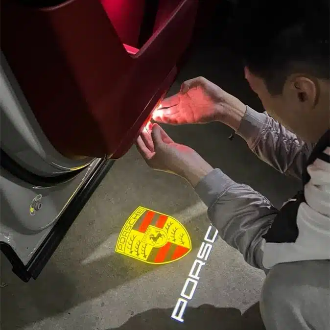 Porsche Door Lights Porsche Door Lights Installation