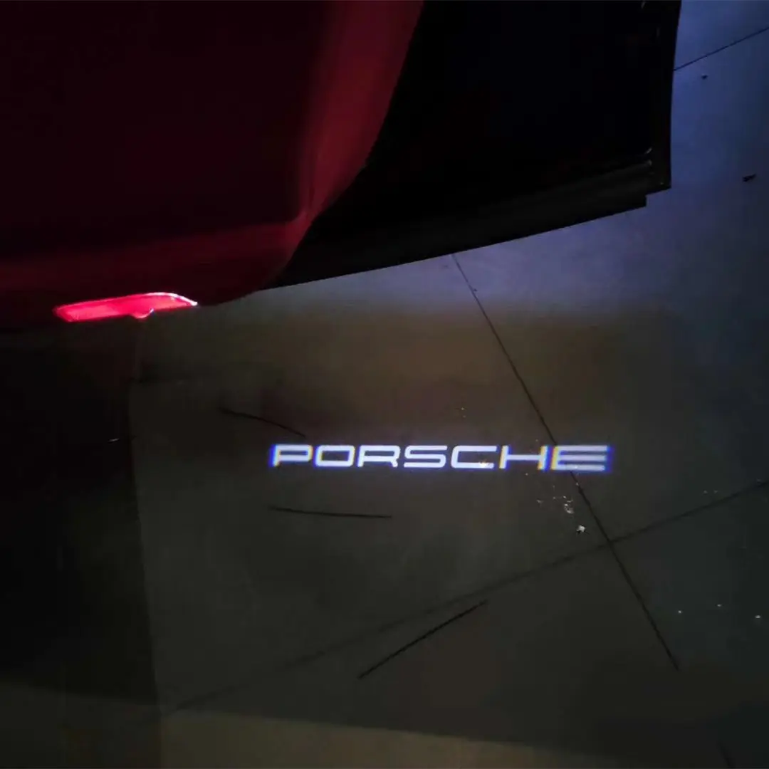 Porsche 911 Puddle Lights Quartz Glass Lense porsche 992 puddle lights