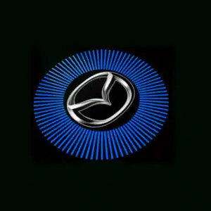 Car Door Lights Logo Mazda
