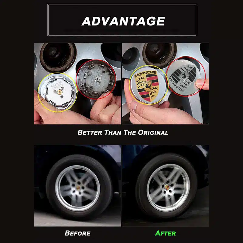 Porsche Floating Center Cap Porsche Floating Center Cap