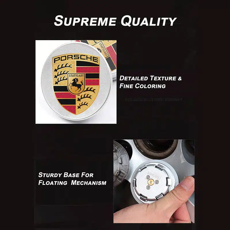 Porsche Floating Center Cap Porsche Floating Center Cap