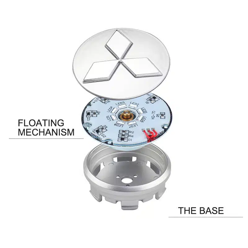 Mitsubishi Floating Center Cap Mitsubishi Floating Center Caps