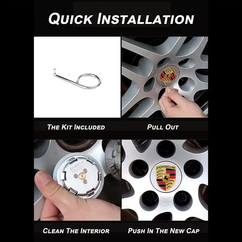 Porsche Floating Center Cap Porsche Floating Center Cap