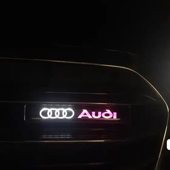 audi led front emblem LED Audi Grille Logo
