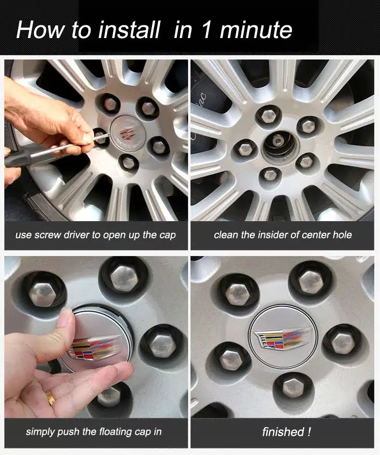 Cadillac Floating Center Cap Cadillac Floating Center Cap