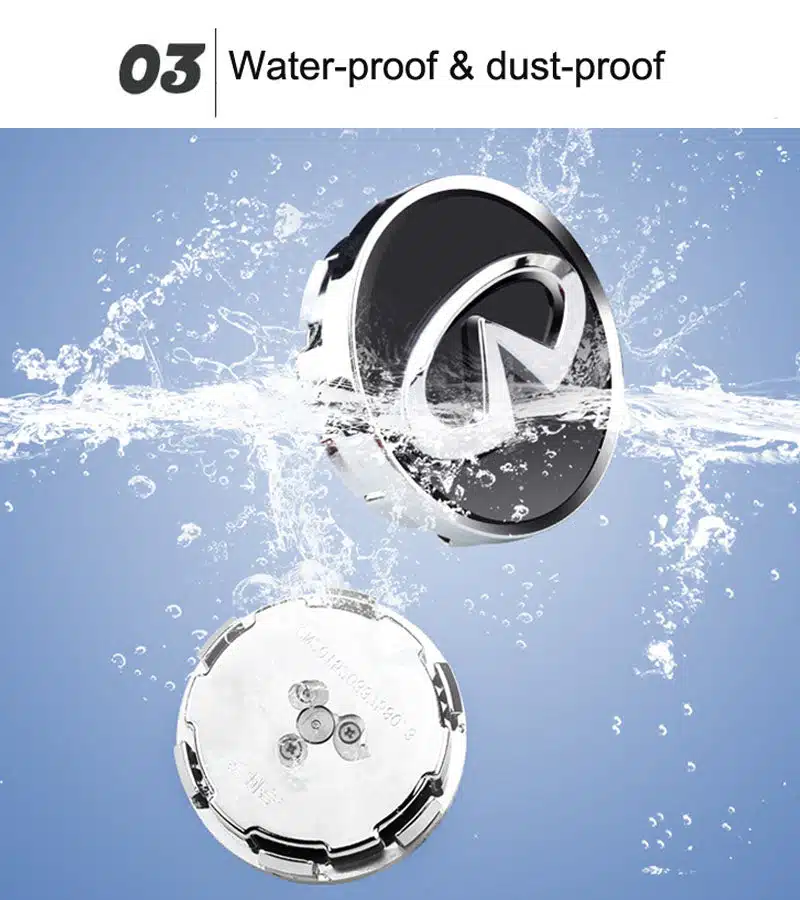 Infiniti Floating Center Caps Infiniti Floating Center Caps