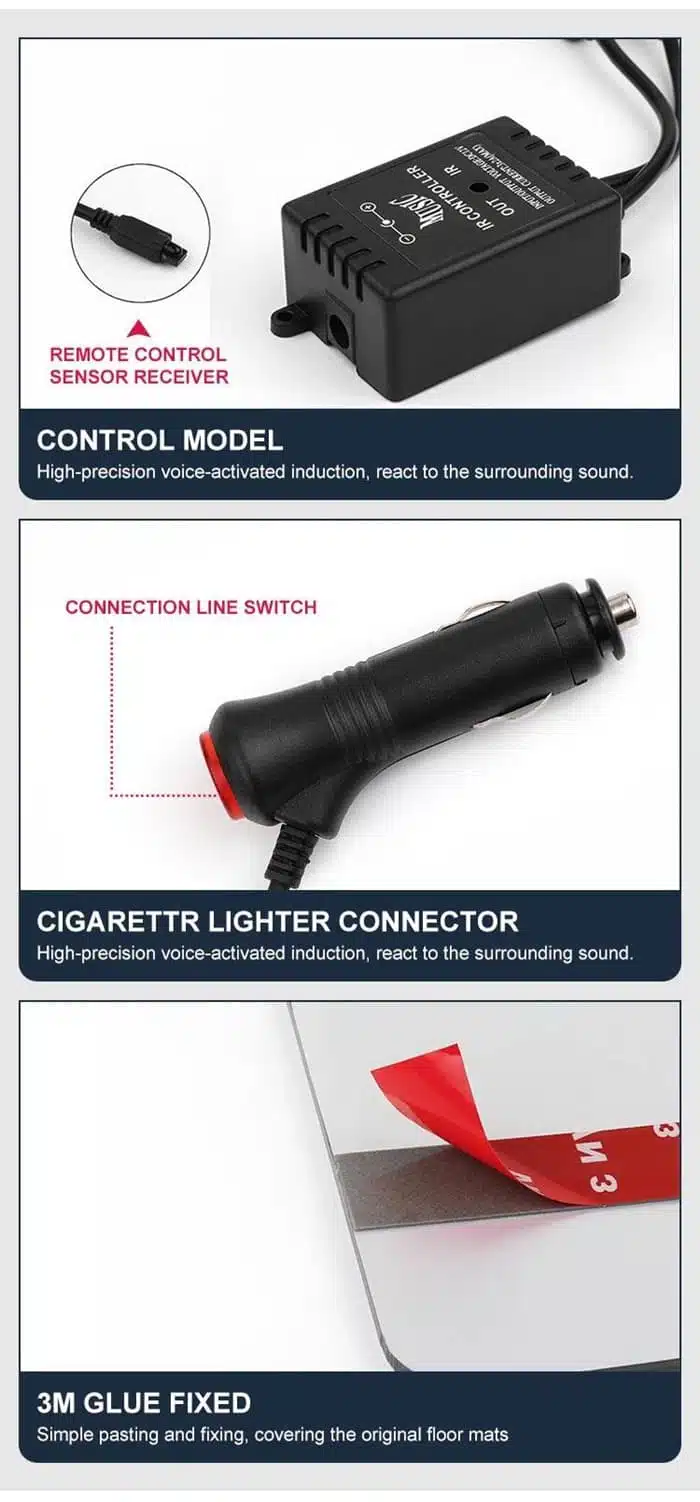 RAM LED Floor Mats led car floor mats