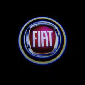 Fiat Door Logo Lights
