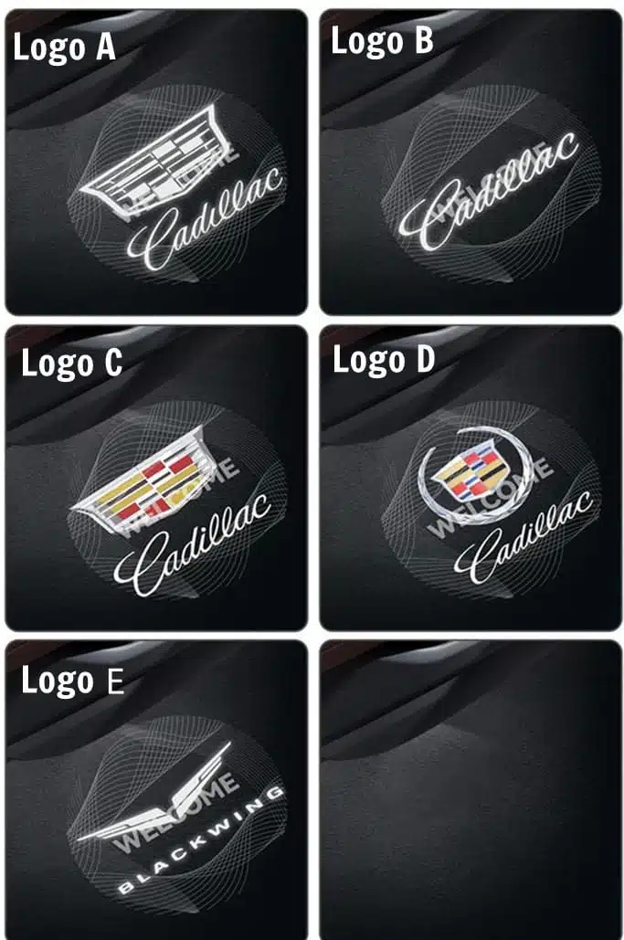 Dynamic Cadillac Puddle Lights Dynamic Cadillac Door Lights