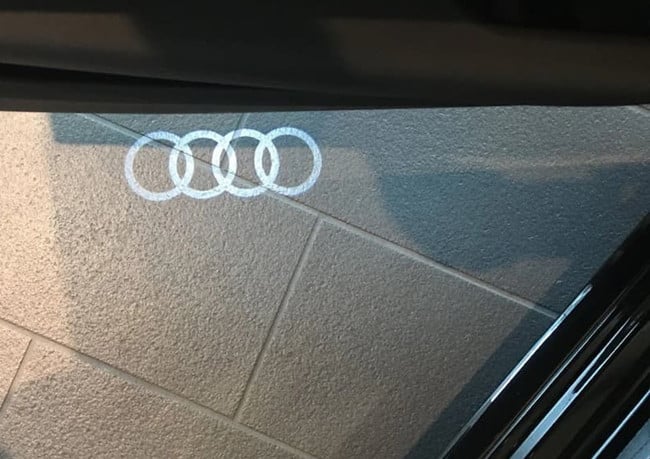 Audi puddle lights installation