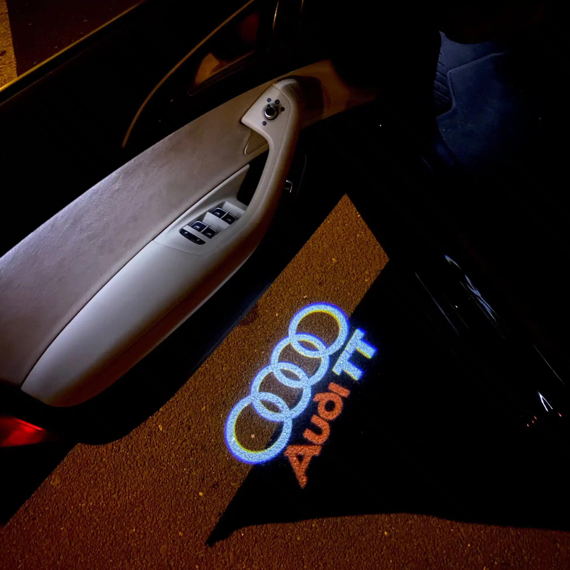 Audi TT puddle lights retro fit