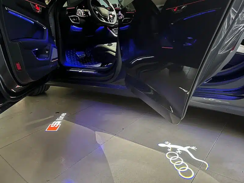 Audi tt puddle lights retro fit Audi tt puddle lights retro fit