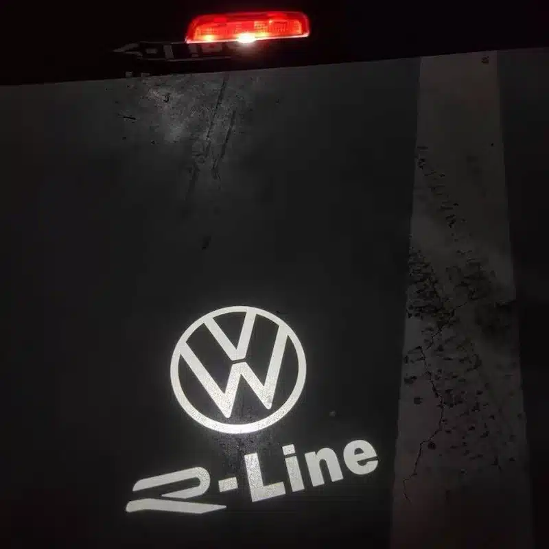 vw r line puddle lights VW R-Line Logo Puddle Lights