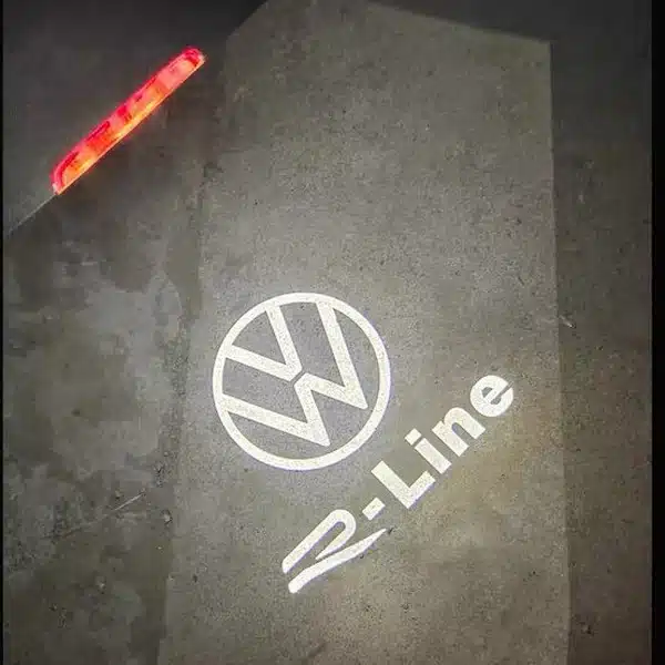 vw r line puddle lights VW R-Line Logo Puddle Lights